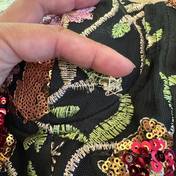 L'ATISTE Floral Embroidered Romper Dress - Picture 5 of 12